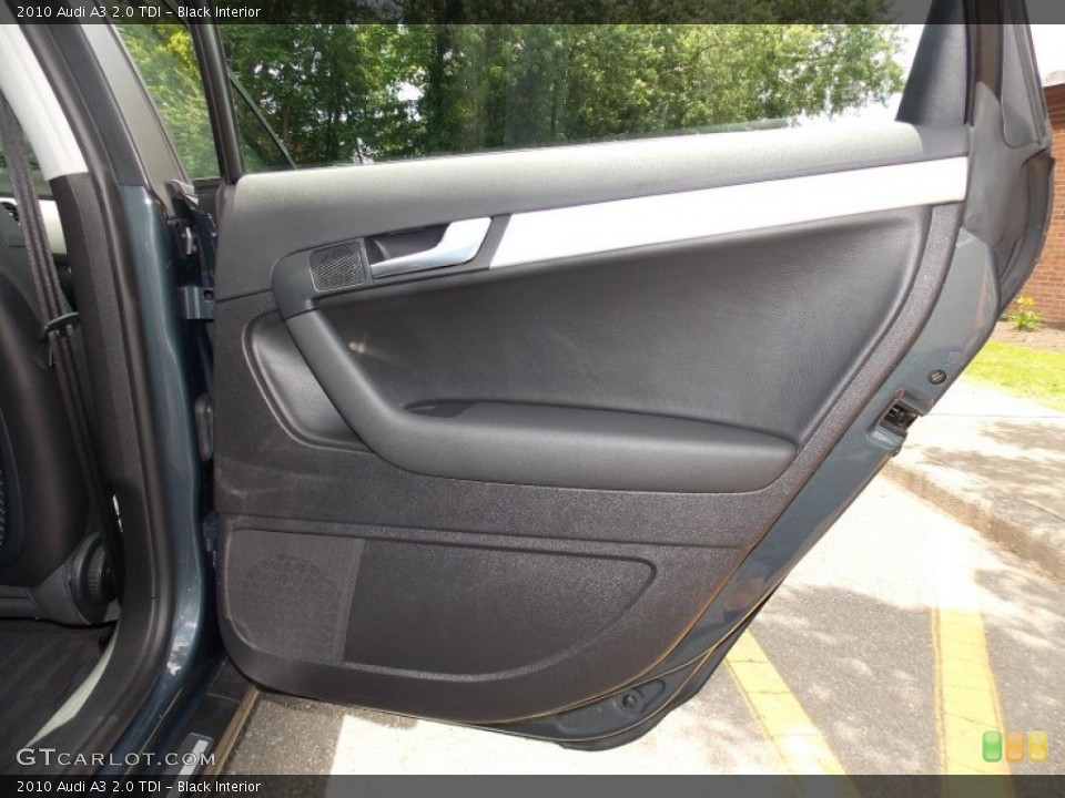 Black Interior Door Panel for the 2010 Audi A3 2.0 TDI #82586589
