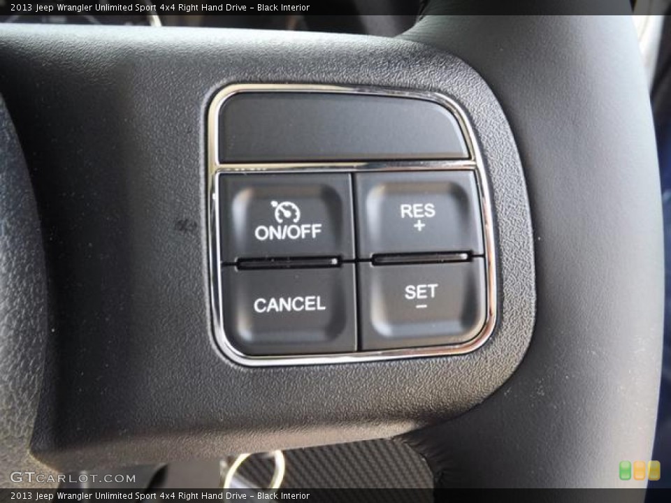 Black Interior Controls for the 2013 Jeep Wrangler Unlimited Sport 4x4 Right Hand Drive #82586640
