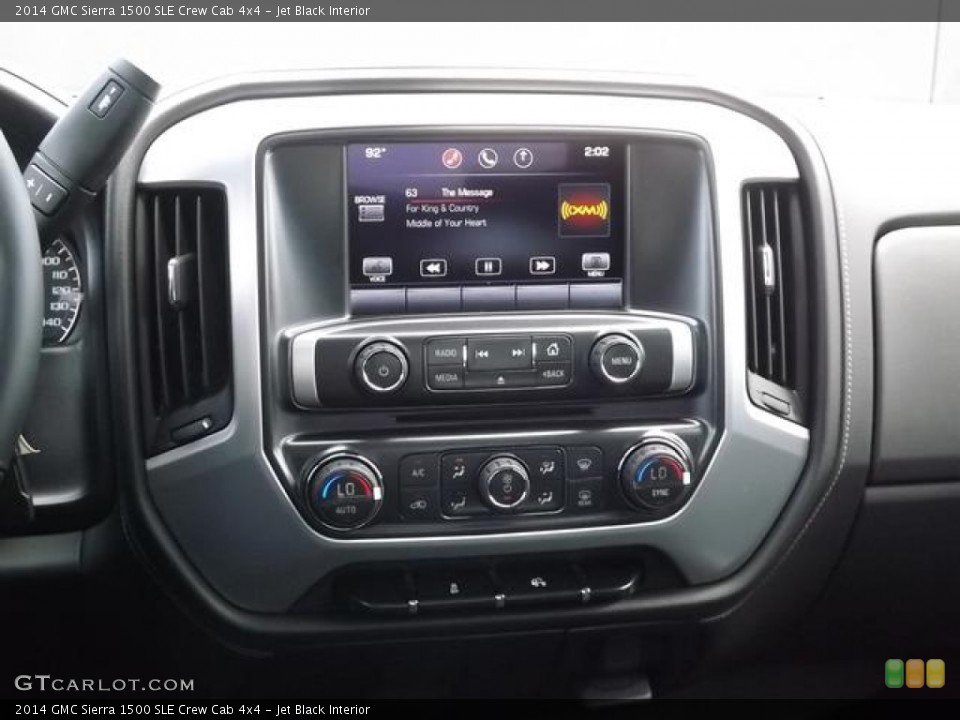 Jet Black Interior Controls for the 2014 GMC Sierra 1500 SLE Crew Cab 4x4 #82589292
