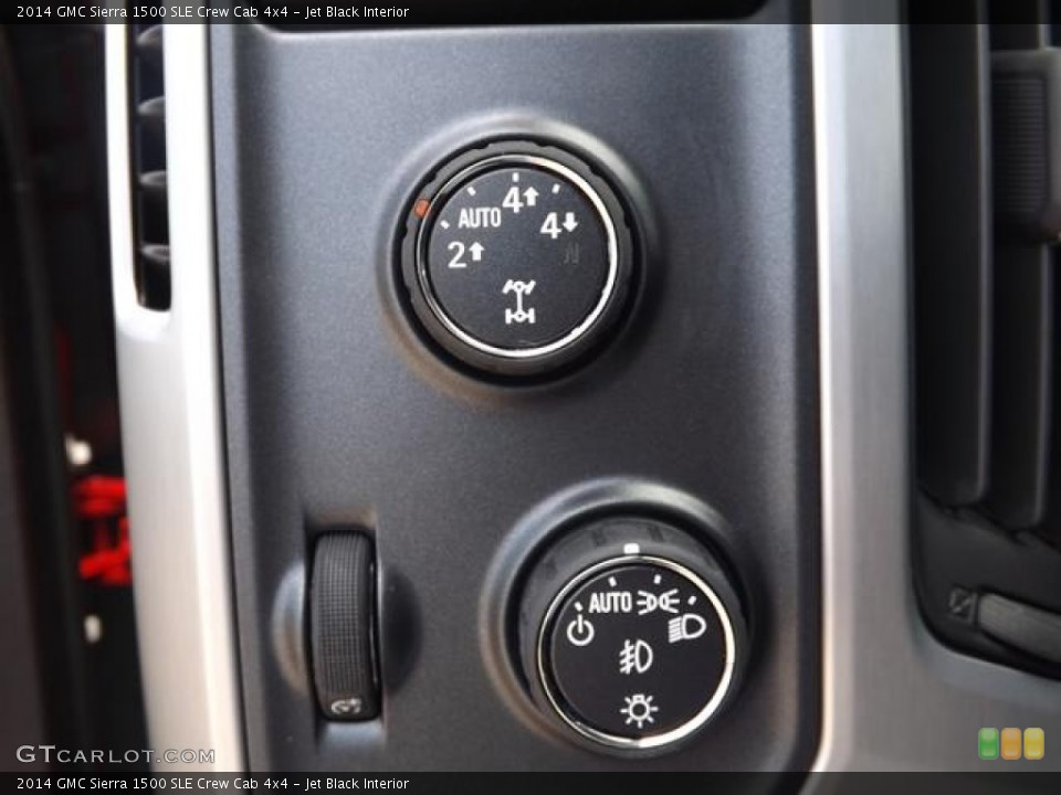 Jet Black Interior Controls for the 2014 GMC Sierra 1500 SLE Crew Cab 4x4 #82589393
