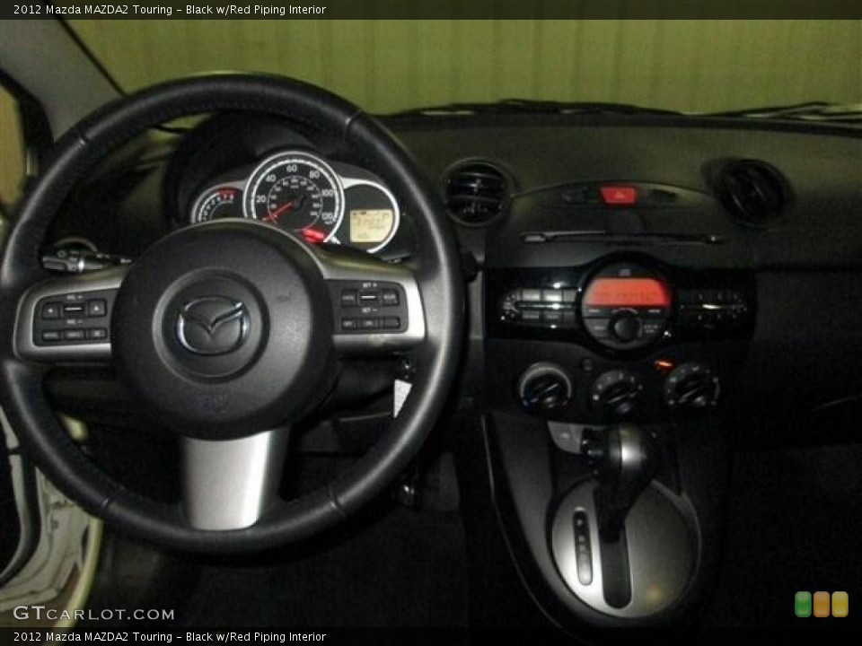 Black w/Red Piping Interior Dashboard for the 2012 Mazda MAZDA2 Touring #82591297