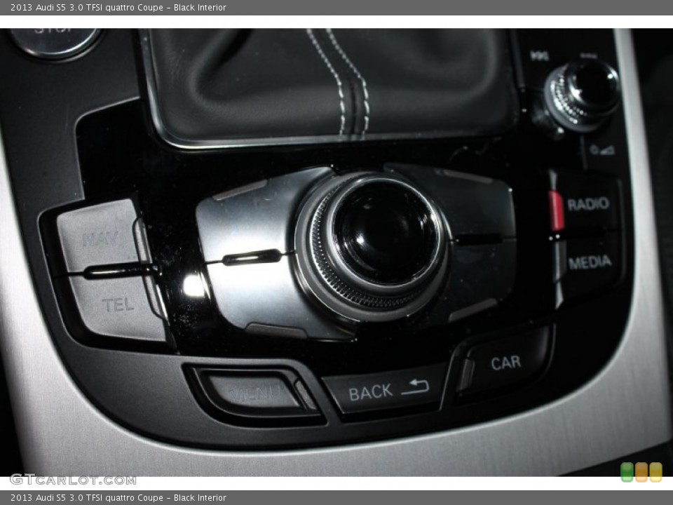 Black Interior Controls for the 2013 Audi S5 3.0 TFSI quattro Coupe #82591699