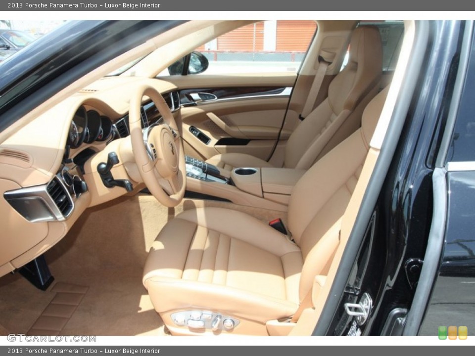 Luxor Beige Interior Front Seat for the 2013 Porsche Panamera Turbo #82591856