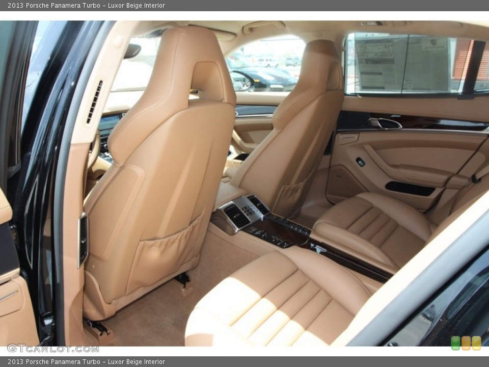 Luxor Beige Interior Rear Seat for the 2013 Porsche Panamera Turbo #82591883
