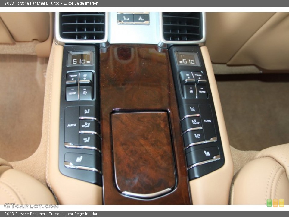 Luxor Beige Interior Controls for the 2013 Porsche Panamera Turbo #82591975