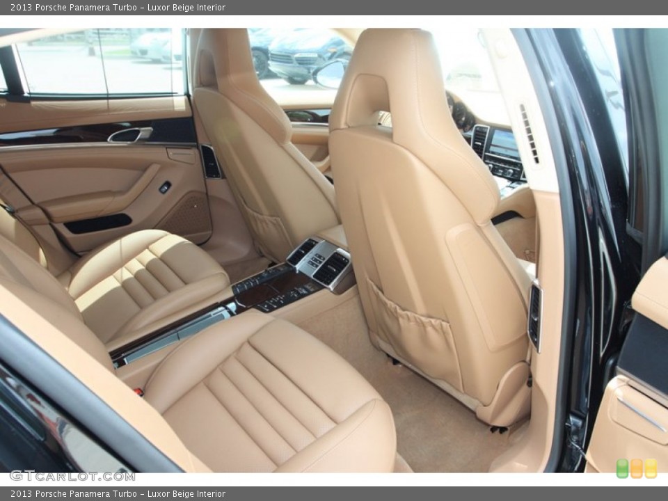 Luxor Beige Interior Rear Seat for the 2013 Porsche Panamera Turbo #82592173