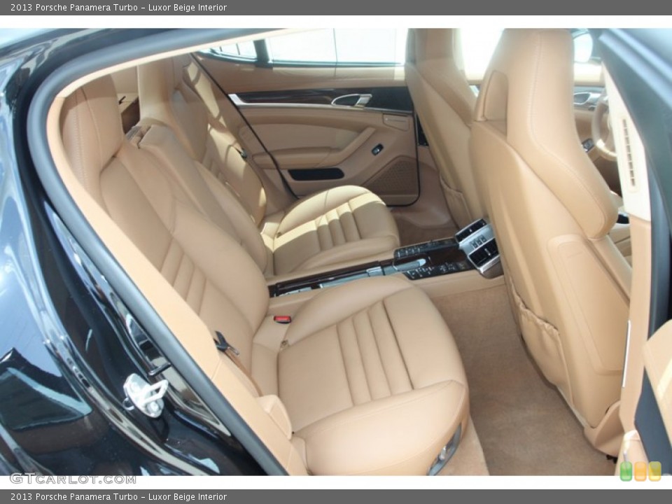 Luxor Beige Interior Rear Seat for the 2013 Porsche Panamera Turbo #82592206