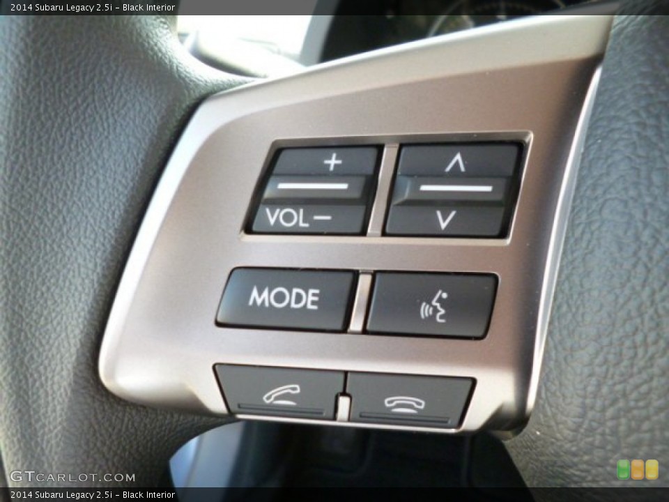 Black Interior Controls for the 2014 Subaru Legacy 2.5i #82592625