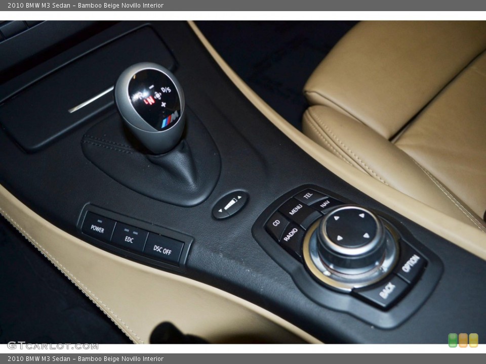 Bamboo Beige Novillo Interior Transmission for the 2010 BMW M3 Sedan #82593541