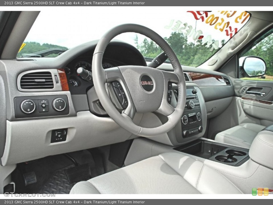 Dark Titanium/Light Titanium Interior Prime Interior for the 2013 GMC Sierra 2500HD SLT Crew Cab 4x4 #82594593