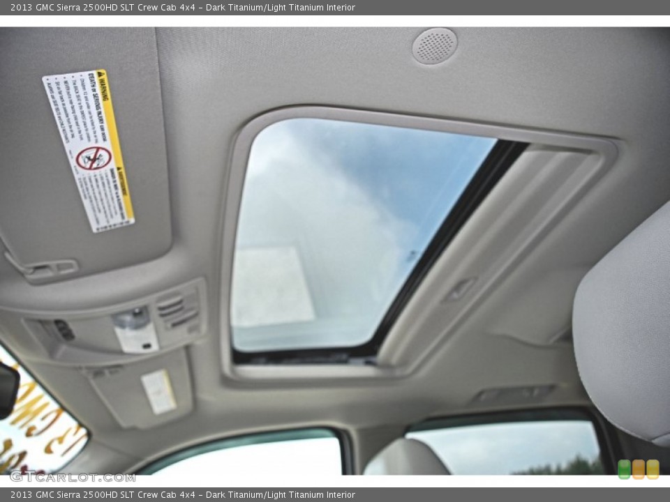 Dark Titanium/Light Titanium Interior Sunroof for the 2013 GMC Sierra 2500HD SLT Crew Cab 4x4 #82594647