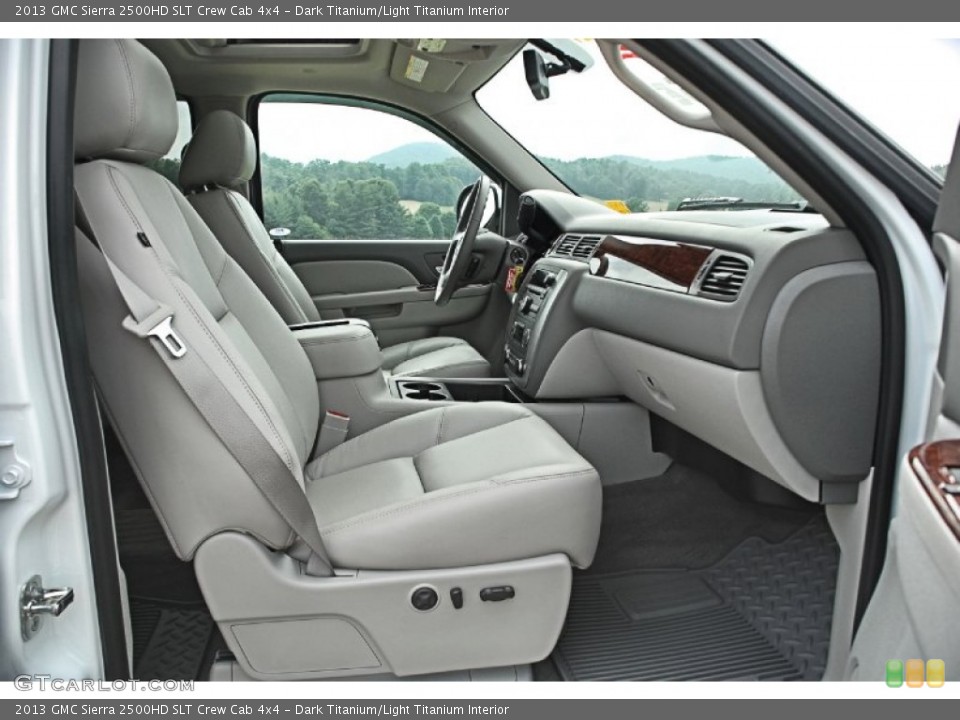 Dark Titanium/Light Titanium Interior Front Seat for the 2013 GMC Sierra 2500HD SLT Crew Cab 4x4 #82594780