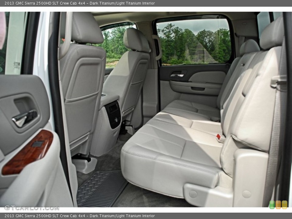 Dark Titanium/Light Titanium Interior Rear Seat for the 2013 GMC Sierra 2500HD SLT Crew Cab 4x4 #82594858