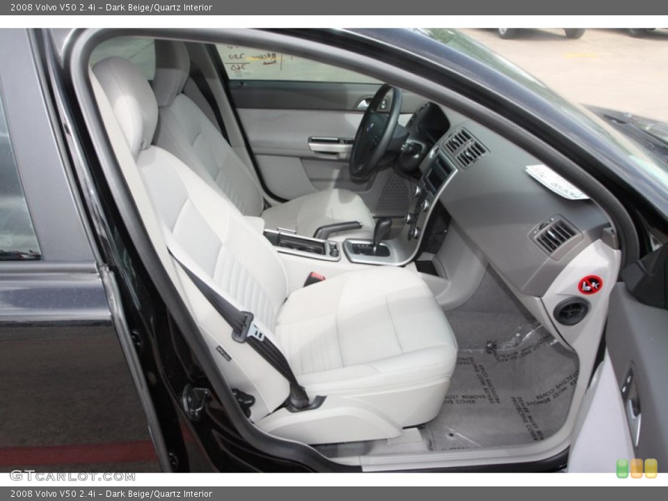 Dark Beige/Quartz Interior Front Seat for the 2008 Volvo V50 2.4i #82595749