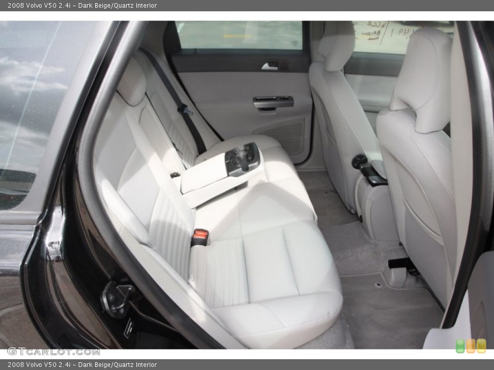 Dark Beige/Quartz Interior Rear Seat for the 2008 Volvo V50 2.4i #82595806