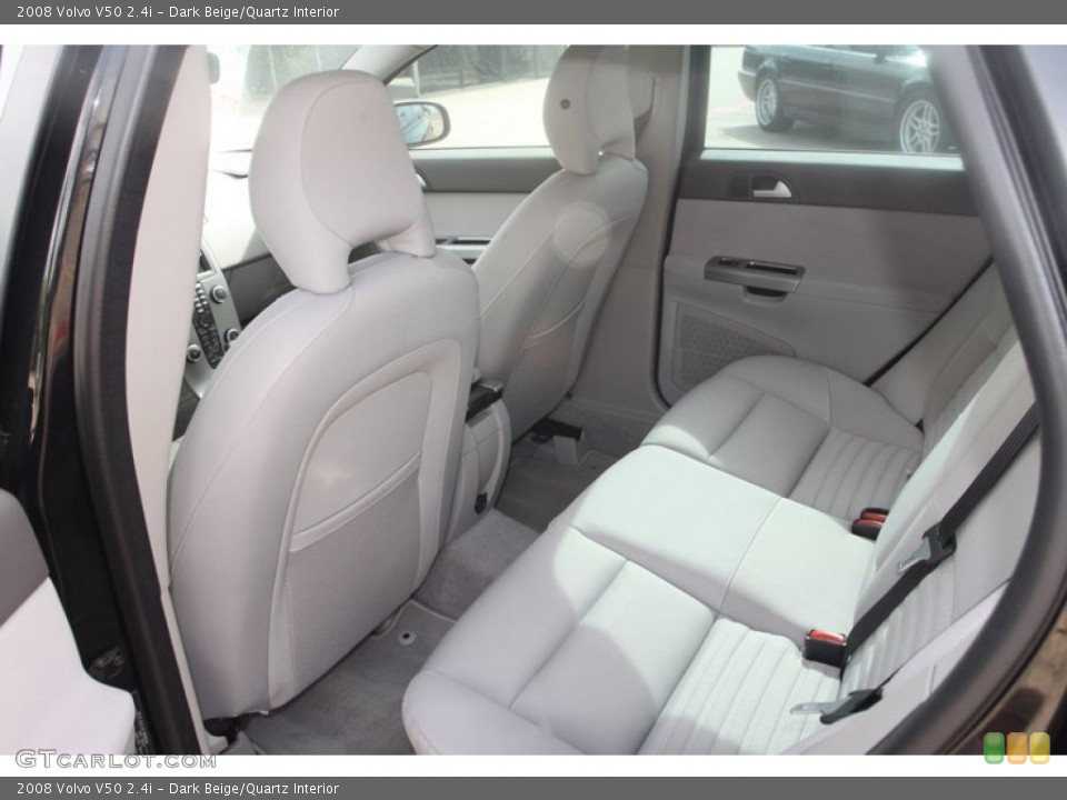 Dark Beige/Quartz Interior Rear Seat for the 2008 Volvo V50 2.4i #82595842