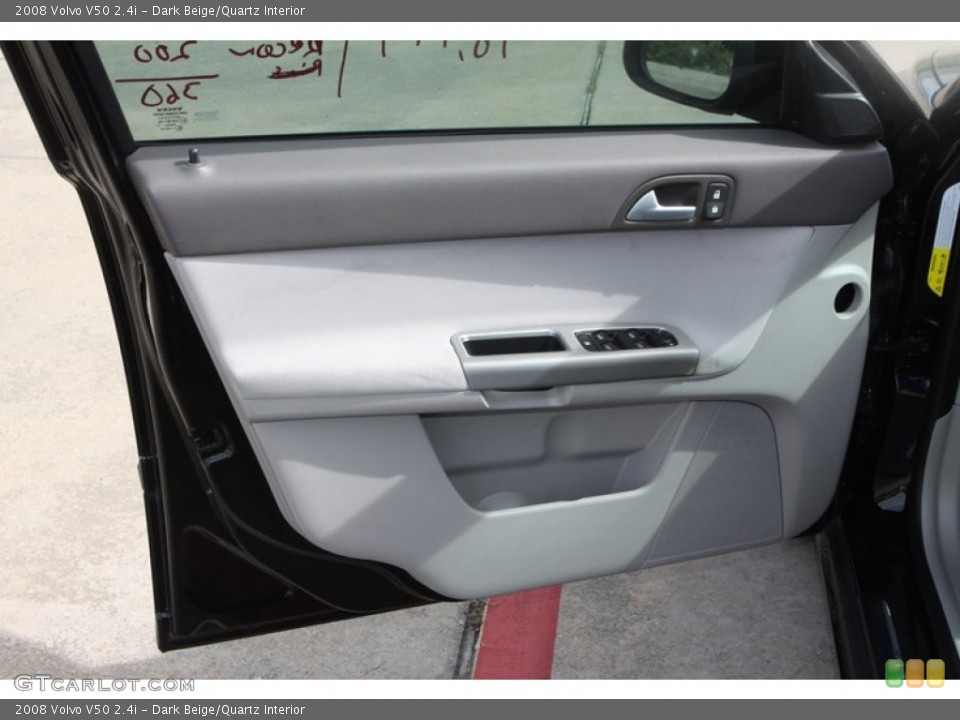 Dark Beige/Quartz Interior Door Panel for the 2008 Volvo V50 2.4i #82595932