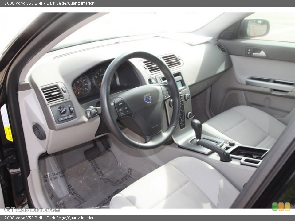 Dark Beige/Quartz Interior Prime Interior for the 2008 Volvo V50 2.4i #82595956