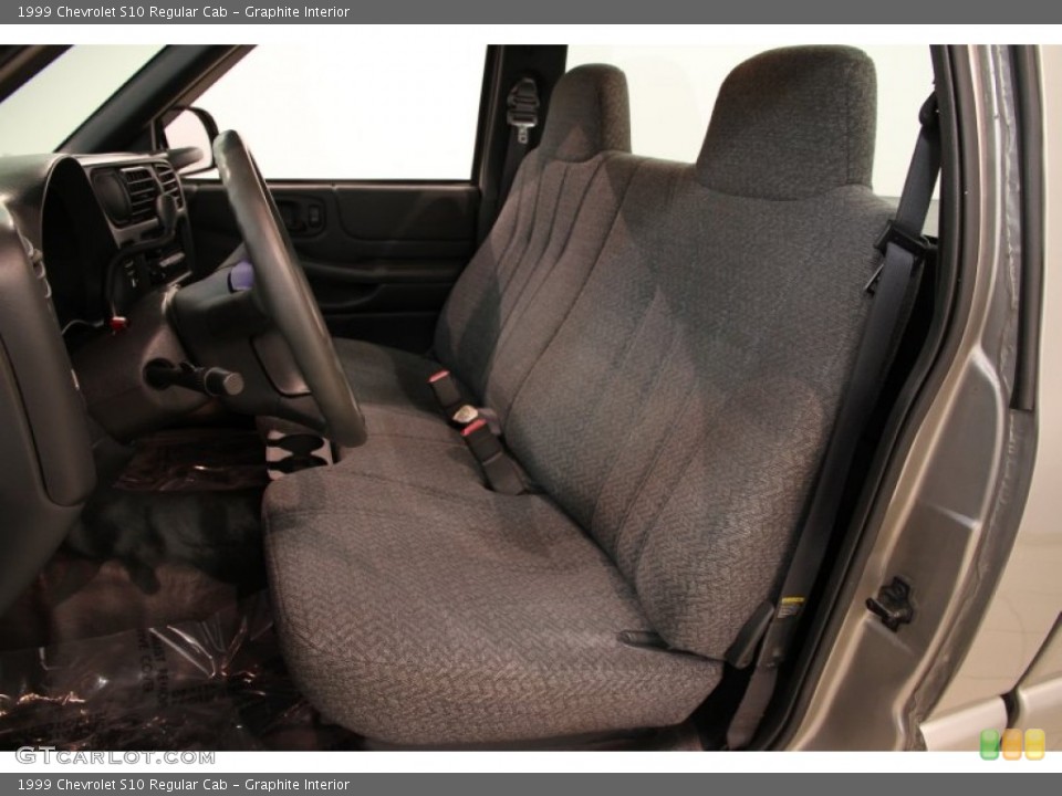 Graphite Interior Front Seat for the 1999 Chevrolet S10 Regular Cab #82596188