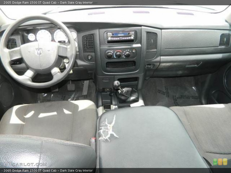 Dark Slate Gray Interior Dashboard for the 2005 Dodge Ram 1500 ST Quad Cab #82596917