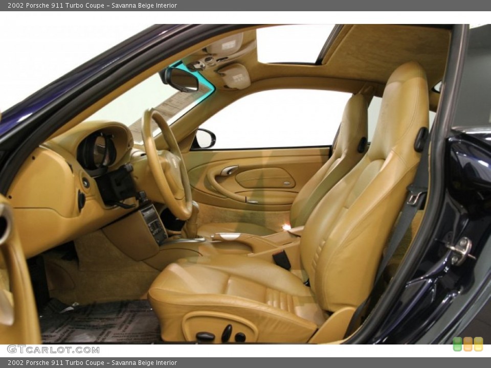 Savanna Beige Interior Photo for the 2002 Porsche 911 Turbo Coupe #82598491