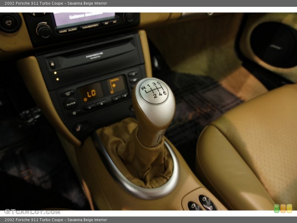Savanna Beige Interior Transmission for the 2002 Porsche 911 Turbo Coupe #82598683