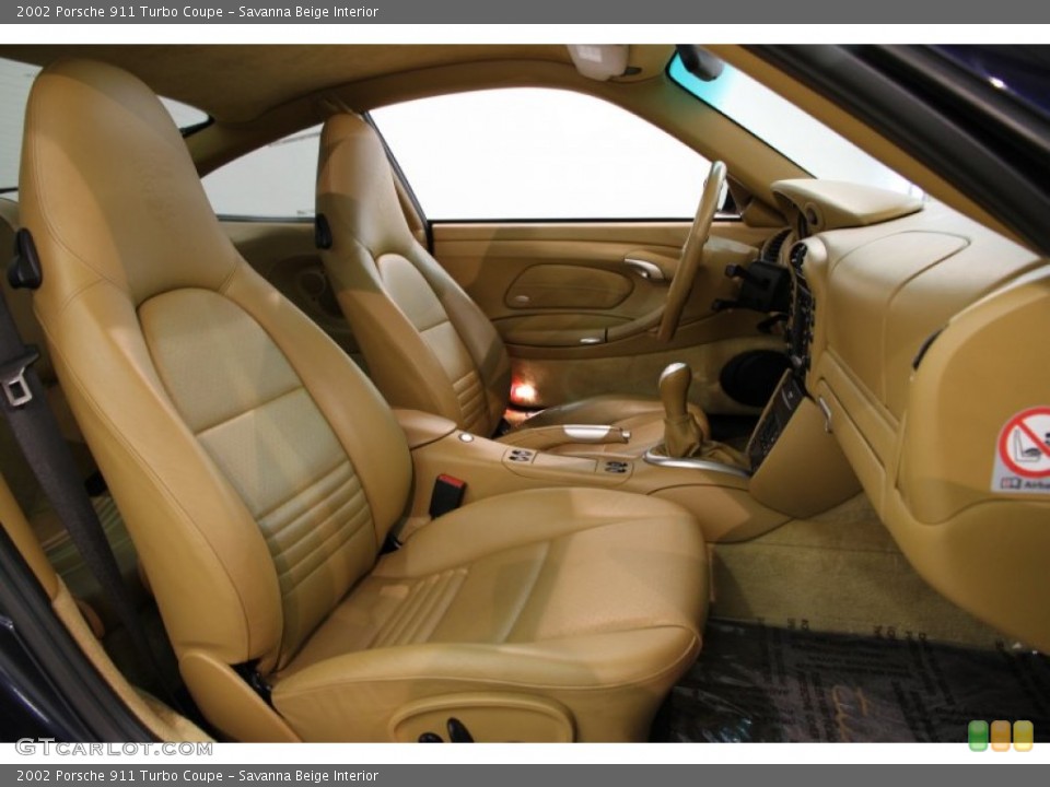 Savanna Beige Interior Front Seat for the 2002 Porsche 911 Turbo Coupe #82598926