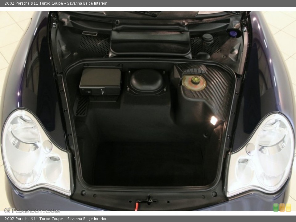 Savanna Beige Interior Trunk for the 2002 Porsche 911 Turbo Coupe #82599031