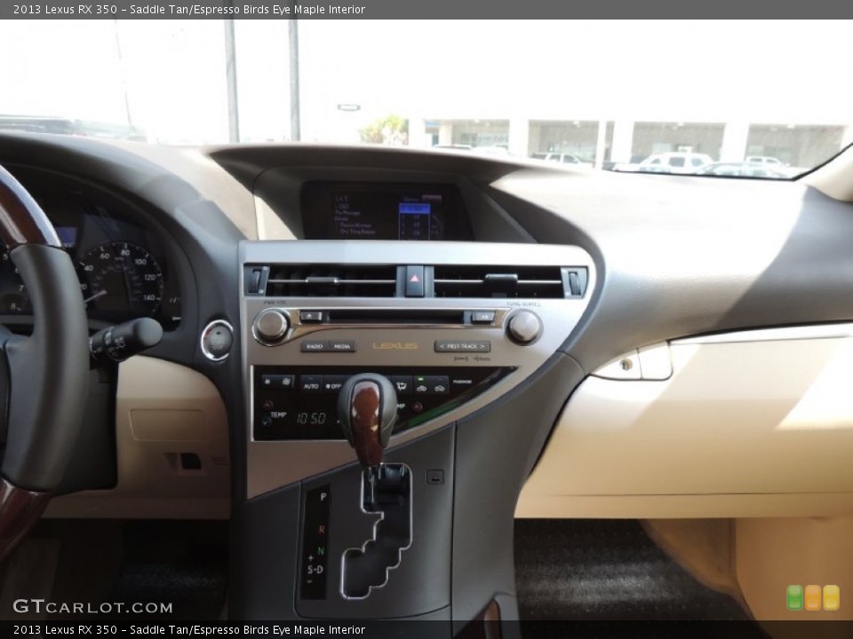 Saddle Tan/Espresso Birds Eye Maple Interior Dashboard for the 2013 Lexus RX 350 #82599683