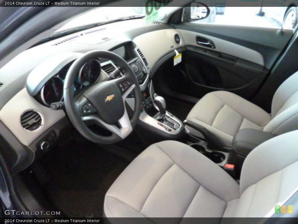 Medium Titanium 2014 Chevrolet Cruze Interiors