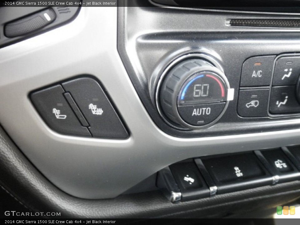 Jet Black Interior Controls for the 2014 GMC Sierra 1500 SLE Crew Cab 4x4 #82603514