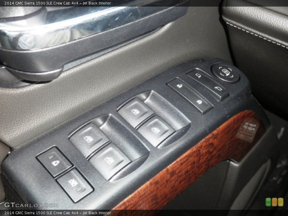 Jet Black Interior Controls for the 2014 GMC Sierra 1500 SLE Crew Cab 4x4 #82603642