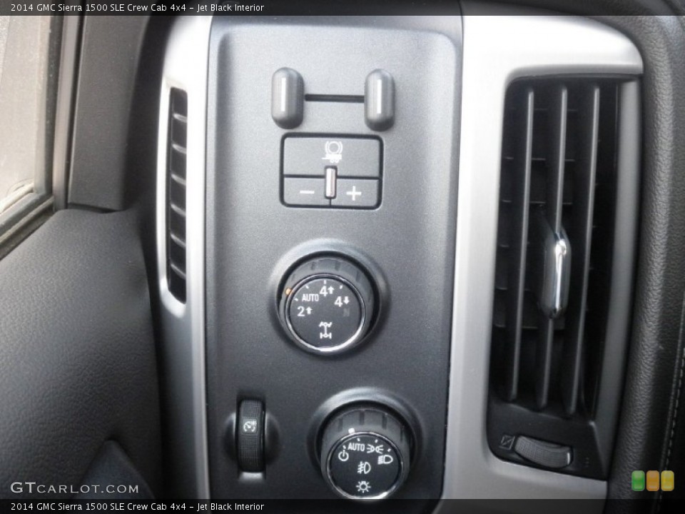 Jet Black Interior Controls for the 2014 GMC Sierra 1500 SLE Crew Cab 4x4 #82603663