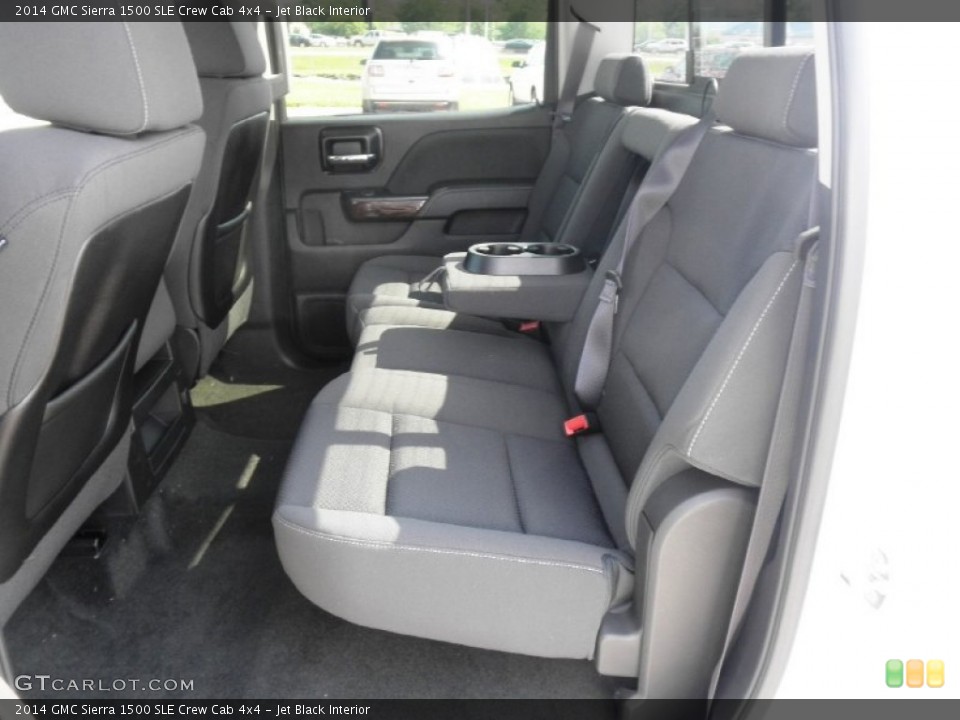 Jet Black Interior Rear Seat for the 2014 GMC Sierra 1500 SLE Crew Cab 4x4 #82603716
