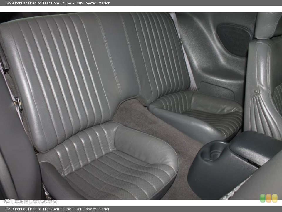 Dark Pewter Interior Rear Seat for the 1999 Pontiac Firebird Trans Am Coupe #82604957