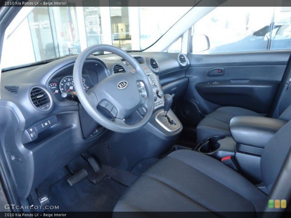 Beige 2010 Kia Rondo Interiors