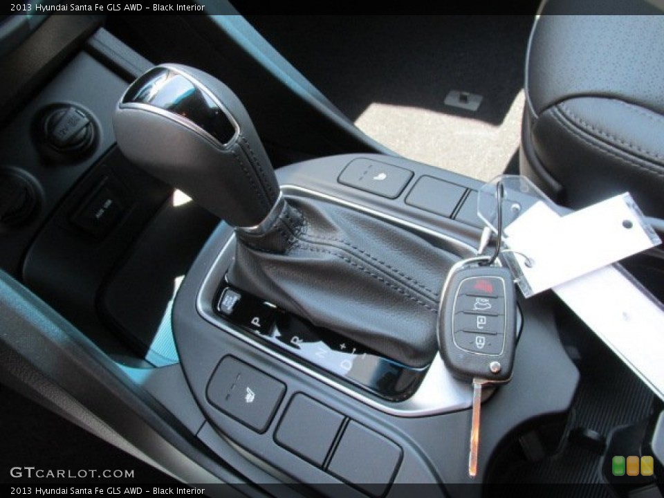 Black Interior Transmission for the 2013 Hyundai Santa Fe GLS AWD #82608149