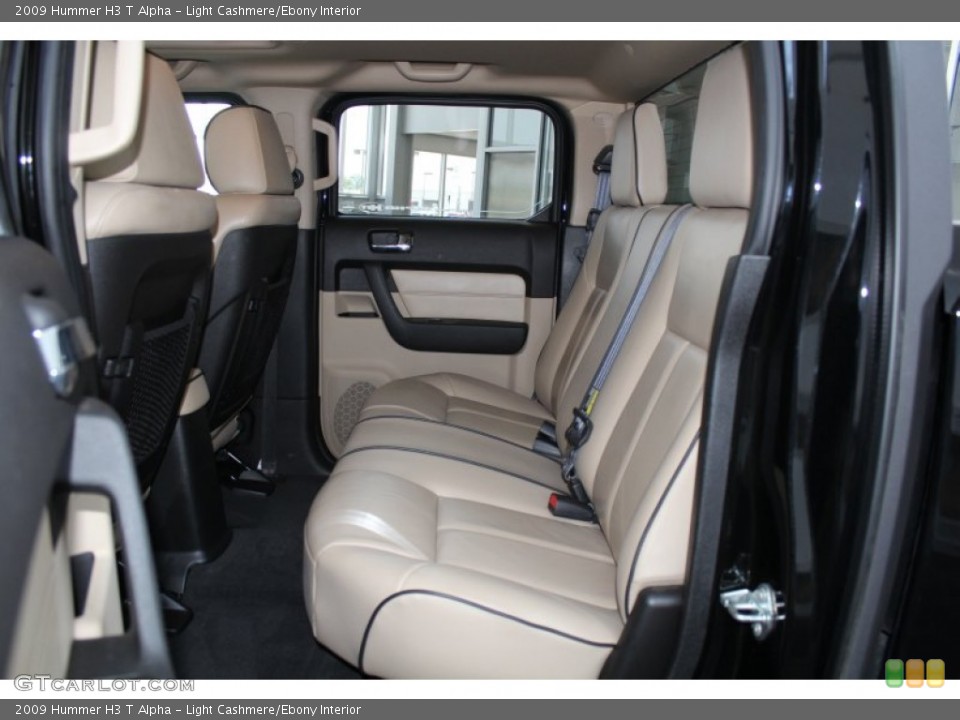 Light Cashmere/Ebony Interior Rear Seat for the 2009 Hummer H3 T Alpha #82609319