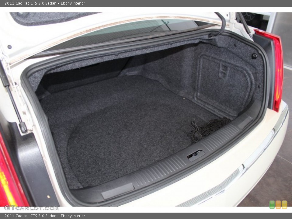 Ebony Interior Trunk for the 2011 Cadillac CTS 3.0 Sedan #82610081