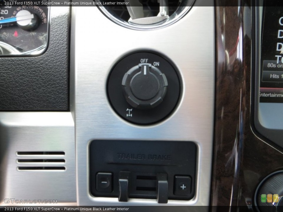 Platinum Unique Black Leather Interior Controls for the 2013 Ford F150 XLT SuperCrew #82612682