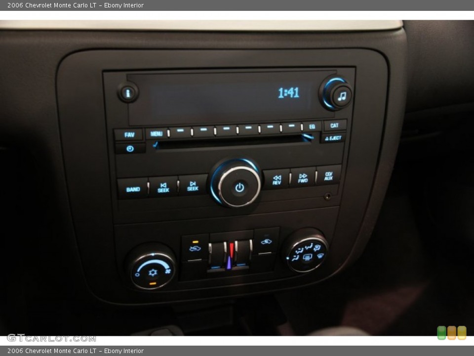Ebony Interior Controls for the 2006 Chevrolet Monte Carlo LT #82612715