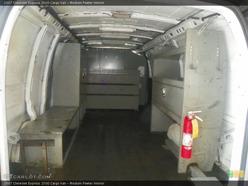 Medium Pewter Interior Trunk for the 2007 Chevrolet Express 1500 Cargo Van #82615160
