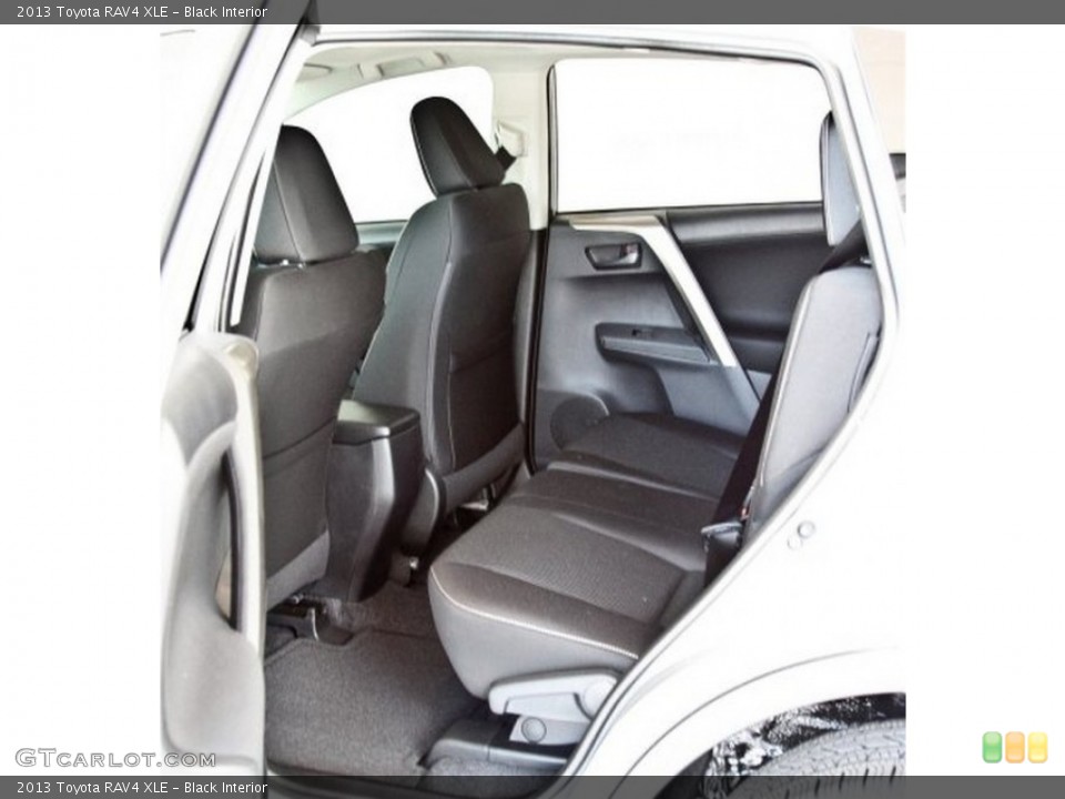 Black Interior Rear Seat for the 2013 Toyota RAV4 XLE #82621310