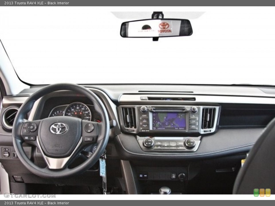 Black Interior Dashboard for the 2013 Toyota RAV4 XLE #82621409