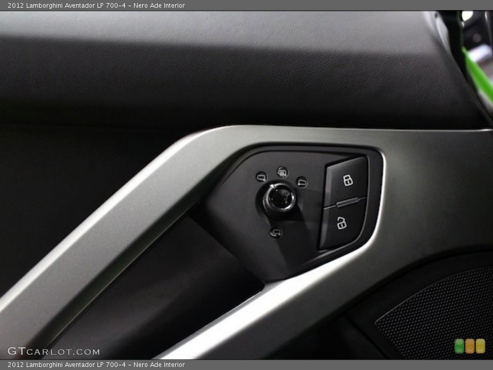 Nero Ade Interior Controls for the 2012 Lamborghini Aventador LP 700-4 #82623573