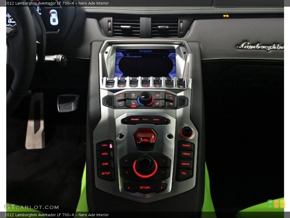 Nero Ade Interior Controls for the 2012 Lamborghini Aventador LP 700-4 #82623716