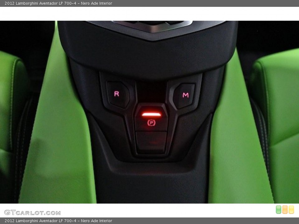 Nero Ade Interior Controls for the 2012 Lamborghini Aventador LP 700-4 #82623841