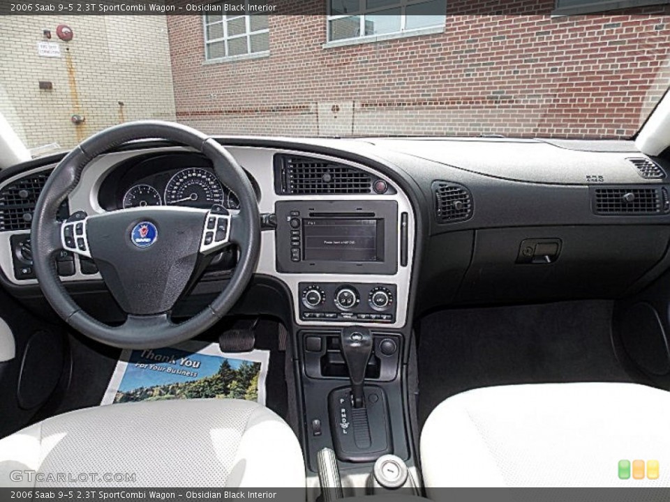 Obsidian Black Interior Dashboard for the 2006 Saab 9-5 2.3T SportCombi Wagon #82624505