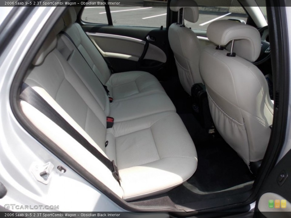 Obsidian Black Interior Rear Seat for the 2006 Saab 9-5 2.3T SportCombi Wagon #82624734