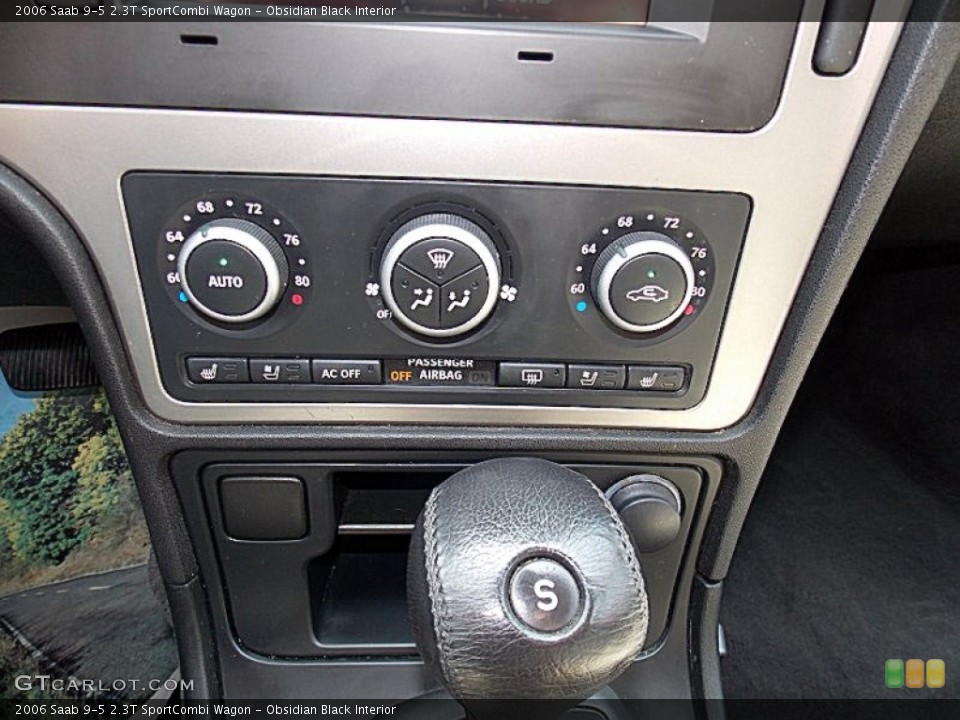 Obsidian Black Interior Controls for the 2006 Saab 9-5 2.3T SportCombi Wagon #82624928